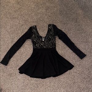 Windsor Black Long Sleeve Dress